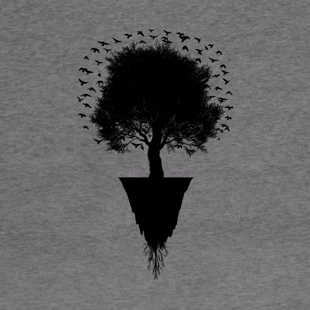 Tree Silhouette by Drop23